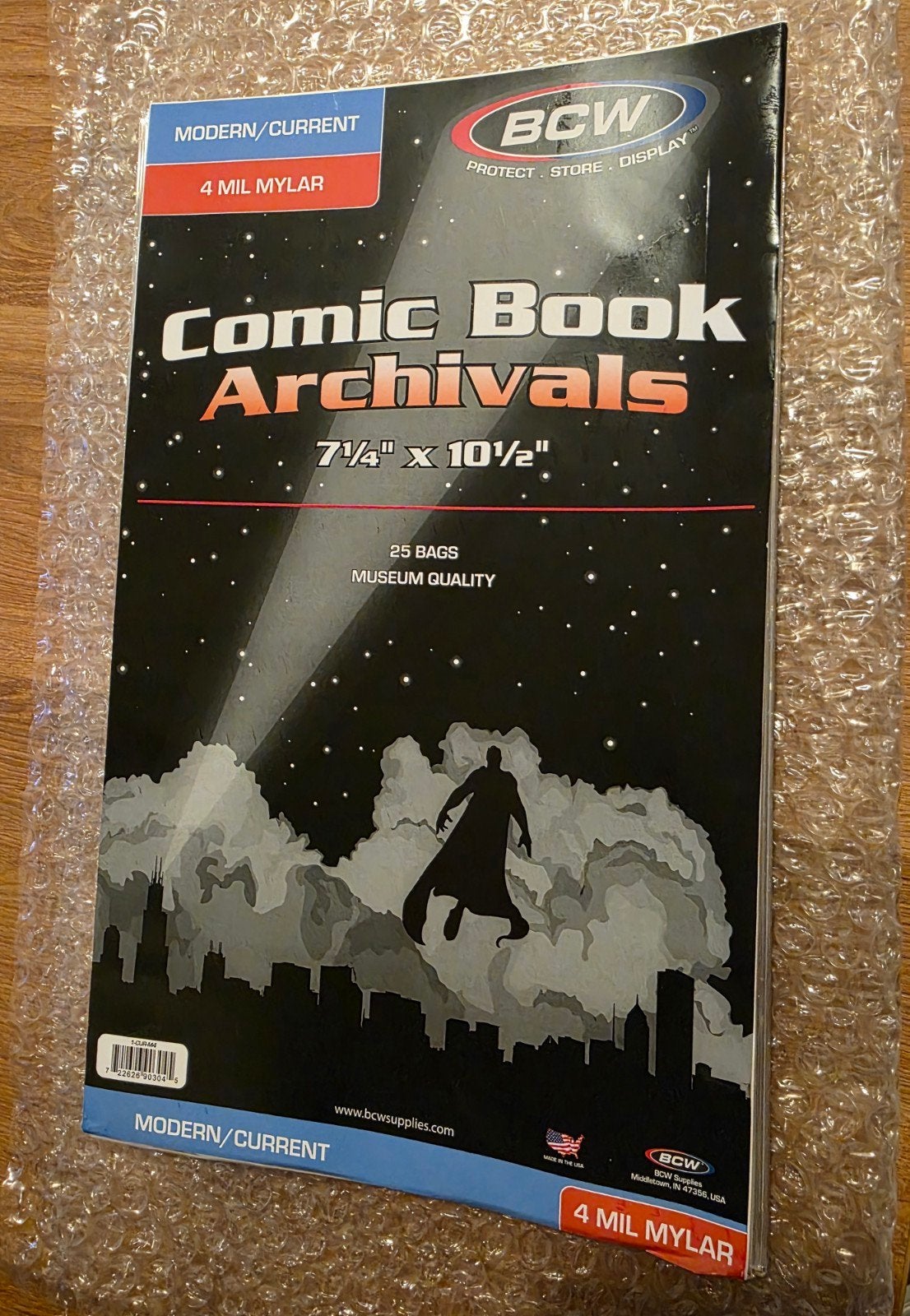 BCW 4 mil Mylar Comic Sleeves (Modern/Current), Meerdere comics, Ophalen of Verzenden, Zo goed als nieuw, Amerika