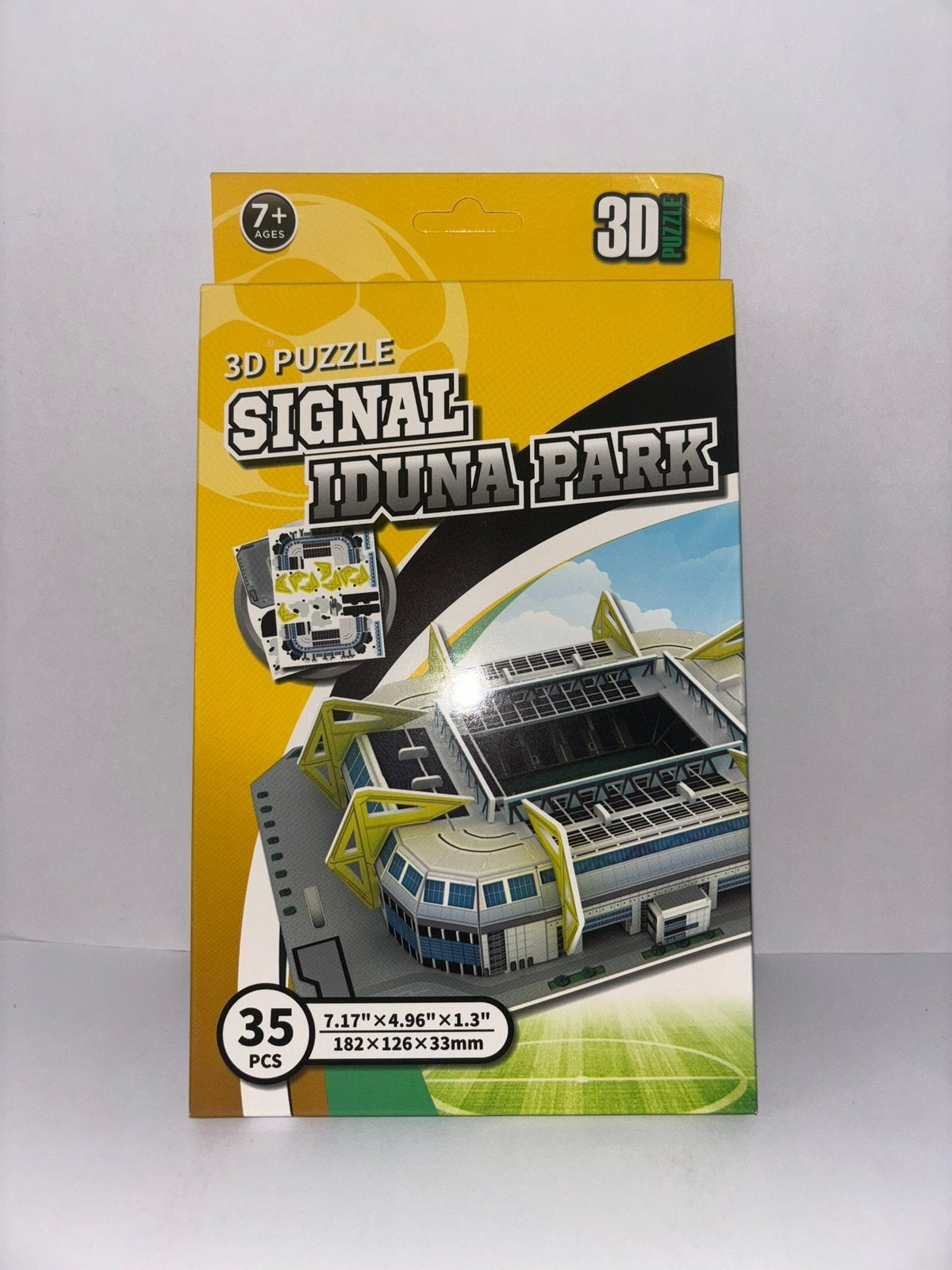 Borussia dortmund 3D Stadion puzzel, Ophalen of Verzenden, Nieuw, Buitenlandse clubs, Beeldje of Poppetje