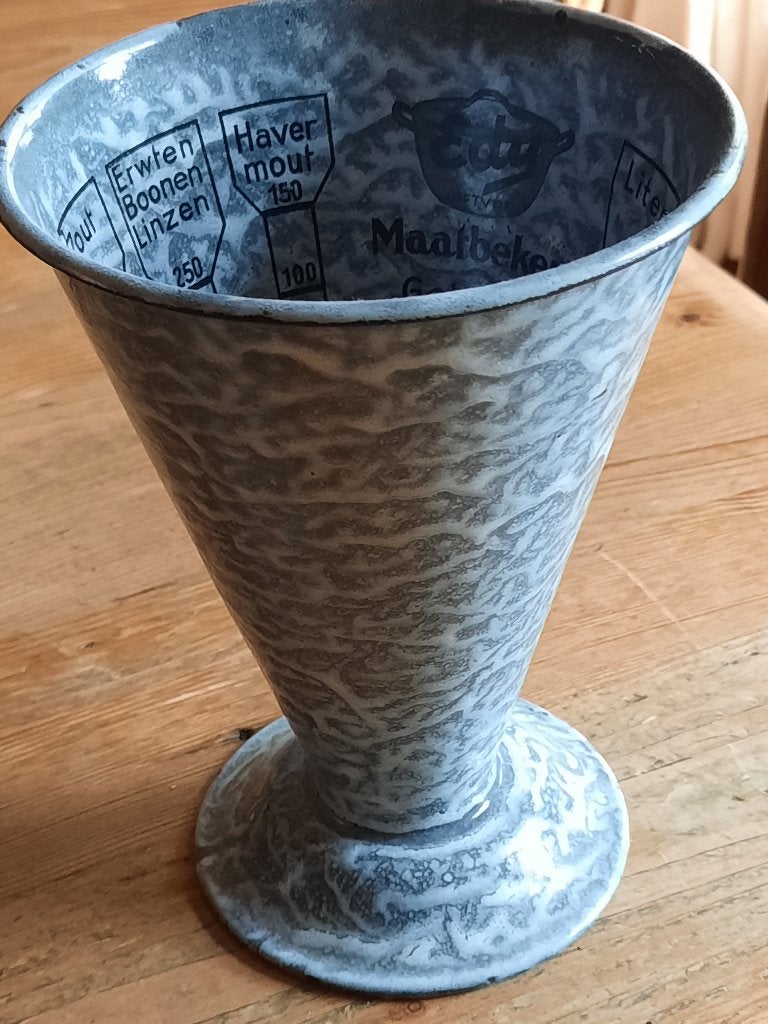 Grijsgewolkte Edy maatbeker, Ophalen of Verzenden