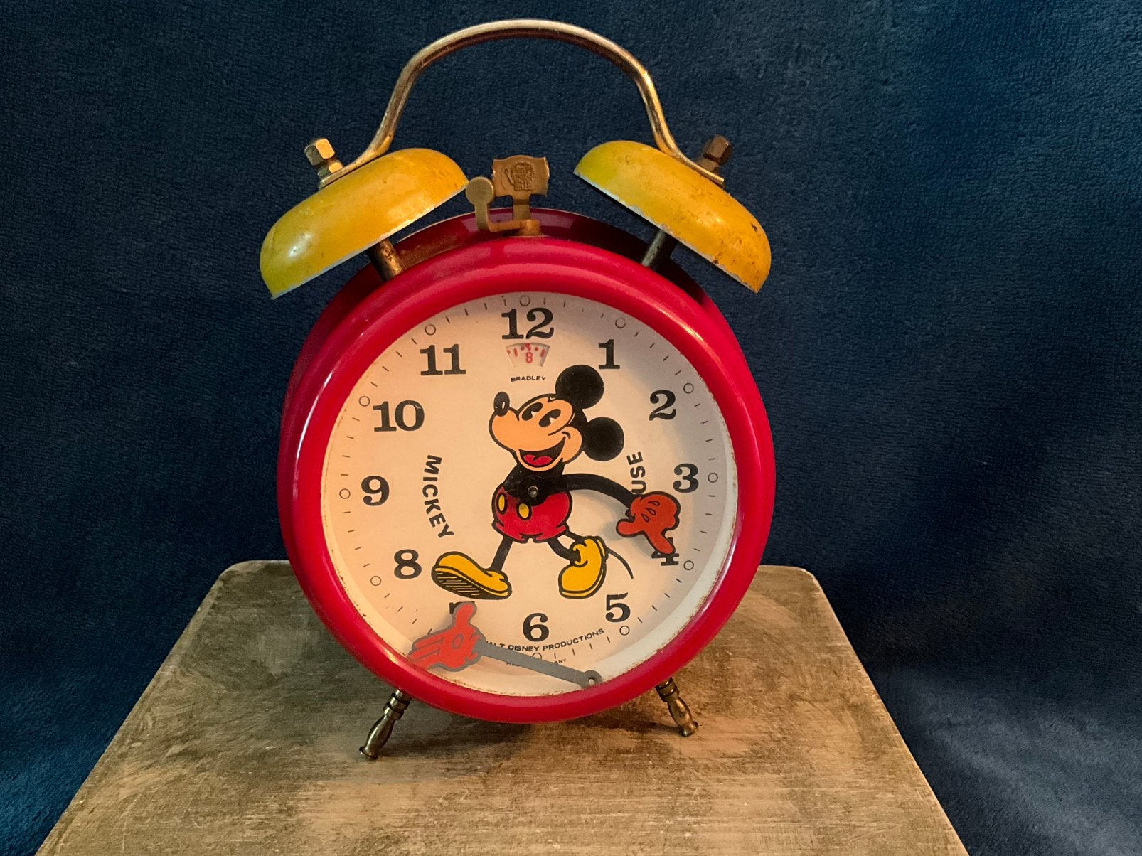 Prachtige antieke Walt disney wekker van mickey mouse, Ophalen of Verzenden
