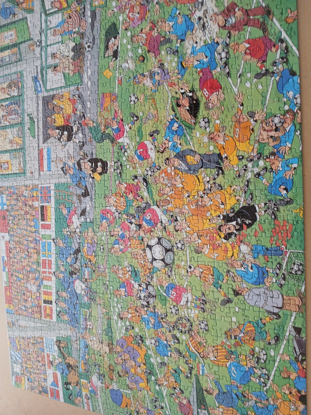 Jan van Haasteren  - Voetbalkampioenschappen, Ophalen of Verzenden, 500 t/m 1500 stukjes, Zo goed als nieuw, Legpuzzel
