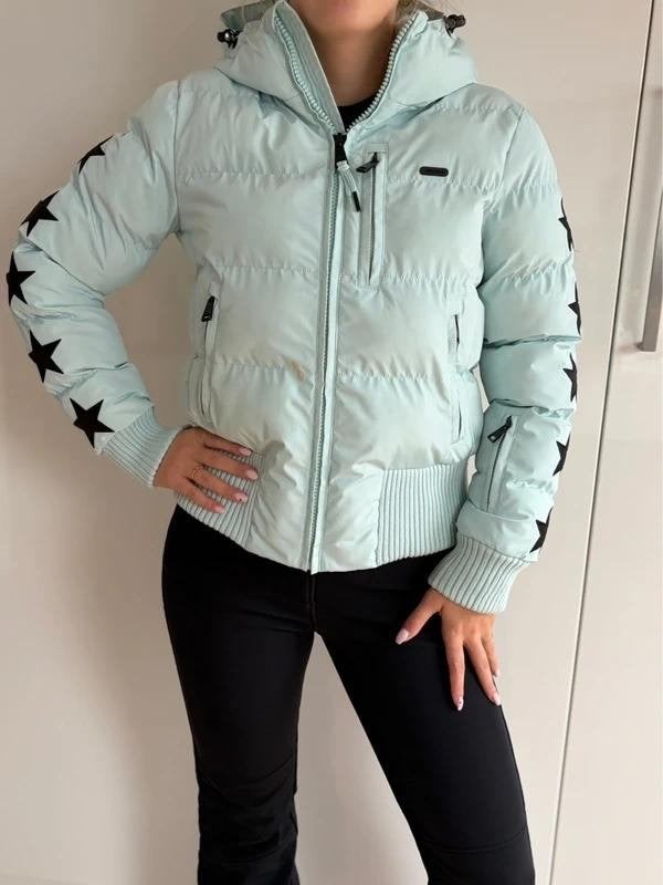 Airforce skijas XS mint groen sterren winterjas jas, Airforce, Ophalen of Verzenden, Zo goed als nieuw, Jack