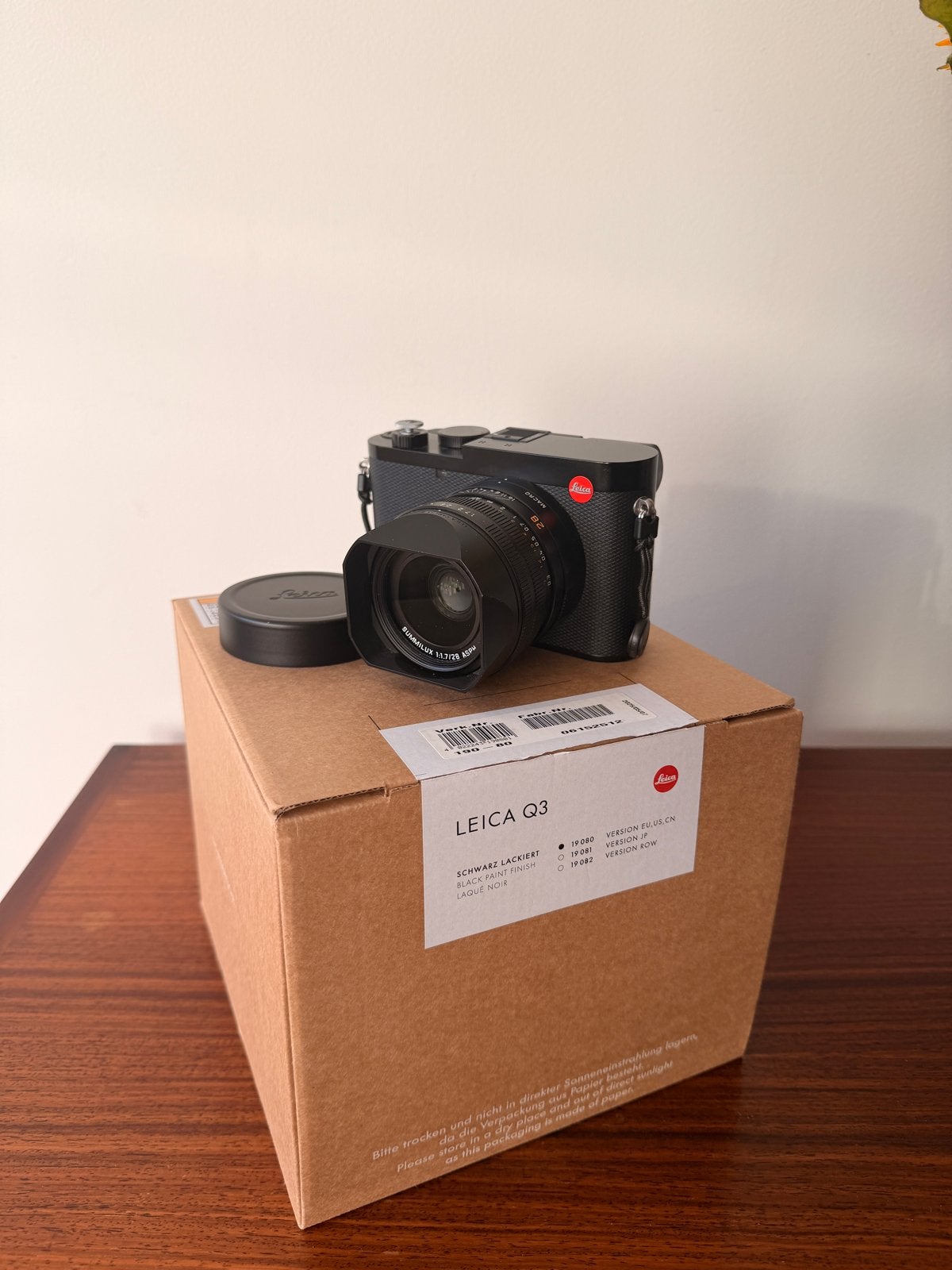 Leica Q3 28mm met Polar Pro thumb grip en UV lensfilter, Audio, Tv en Foto, Fotocamera's Digitaal, Leica, Ophalen of Verzenden