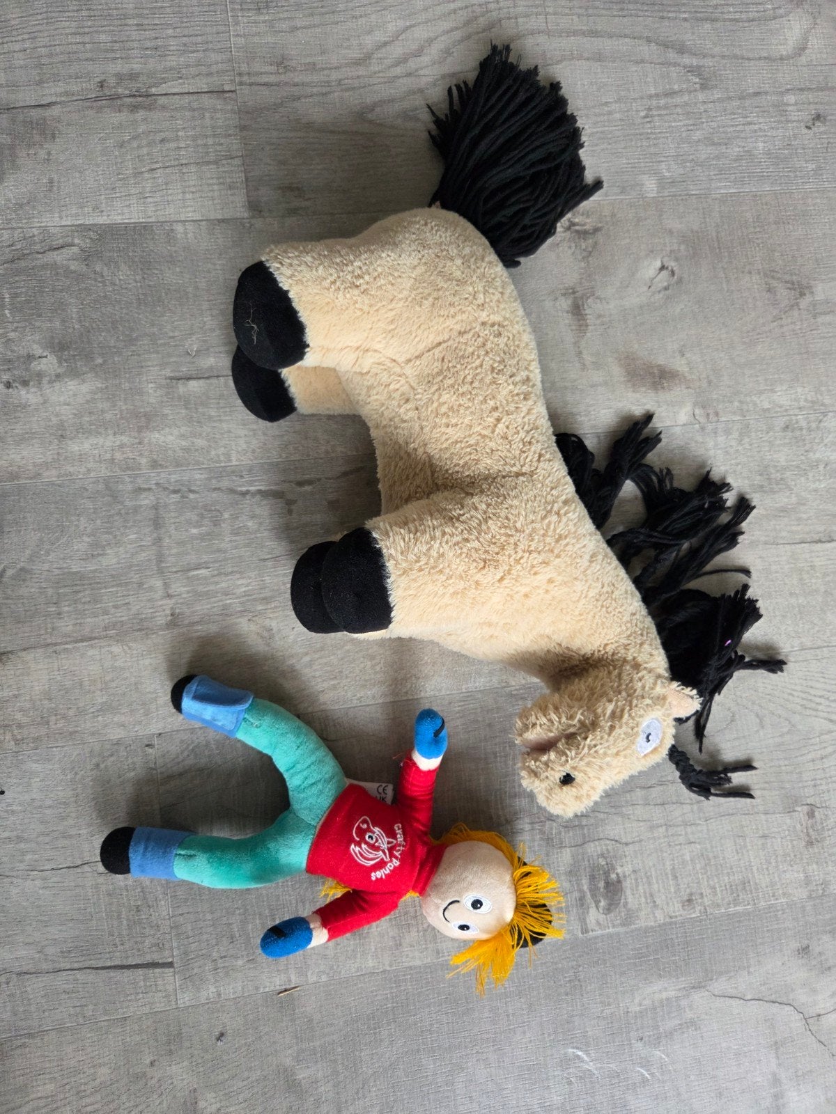 Crafty Ponies knuffel en ruiter, Paard, Gebruikt, Overige merken, Ophalen of Verzenden