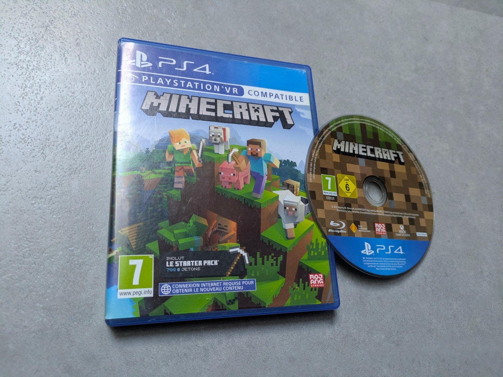 Minecraft PS4 spelletje., Avontuur en Actie, 1 speler, Ophalen of Verzenden, Zo goed als nieuw