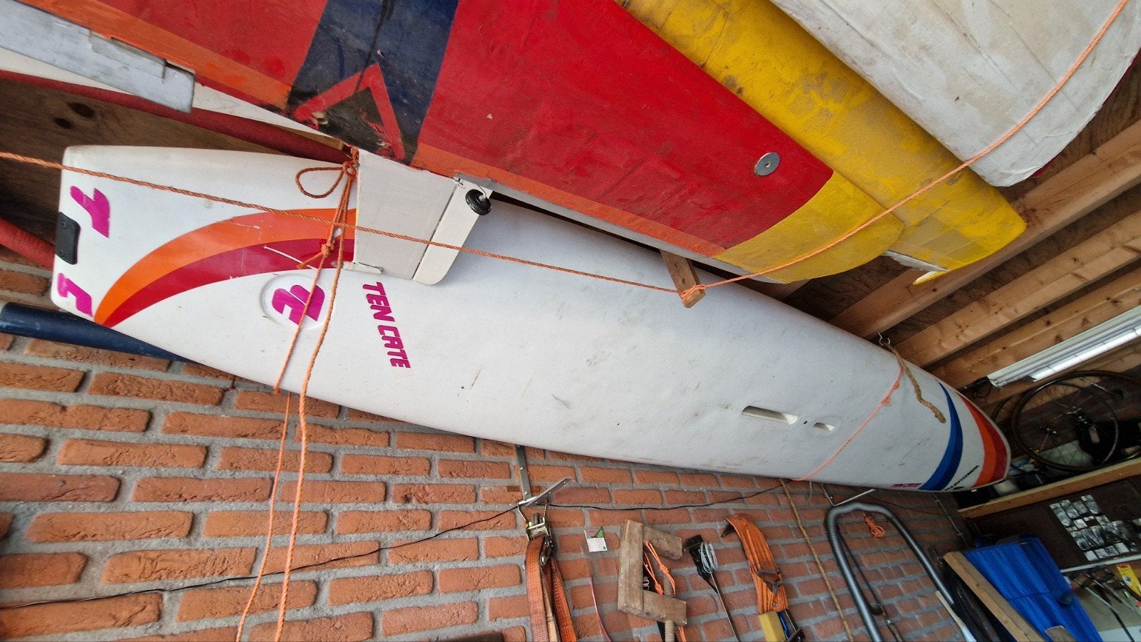 Ten Cate Windsurfplank - Vintage Model, Watersport en Boten, Windsurfen, Ophalen of Verzenden, Gebruikt
