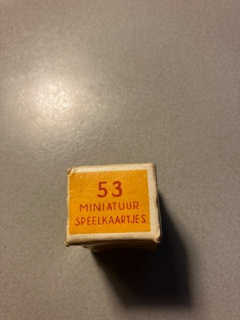 speelkaarten miniatuur Flyer cigarettes € 10,00, Verzamelen, Speelkaarten, Jokers en Kwartetten, Ophalen of Verzenden, Gebruikt