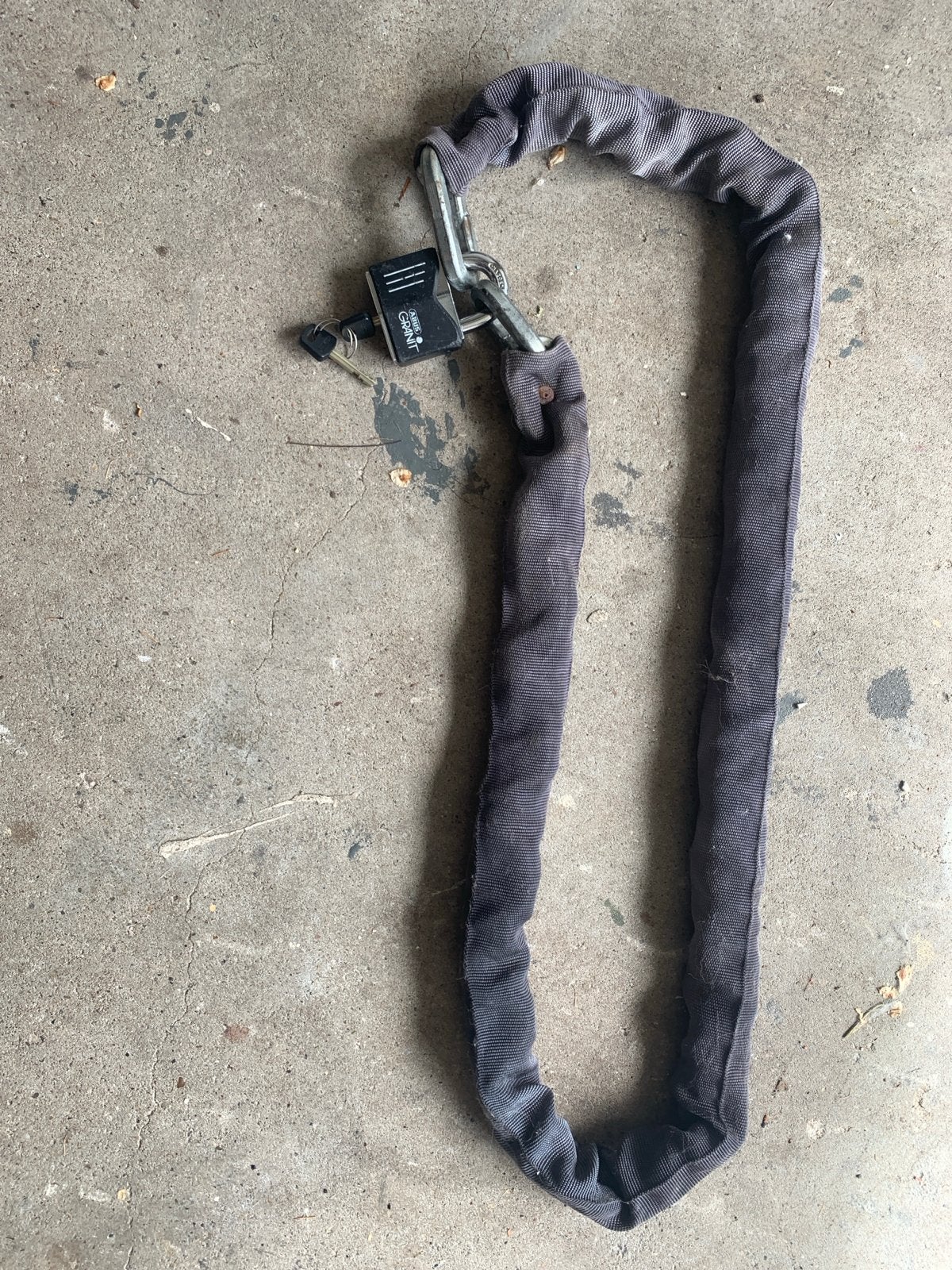 Abus motorslot met 2 sleutels, Motoren, Ophalen, Gebruikt