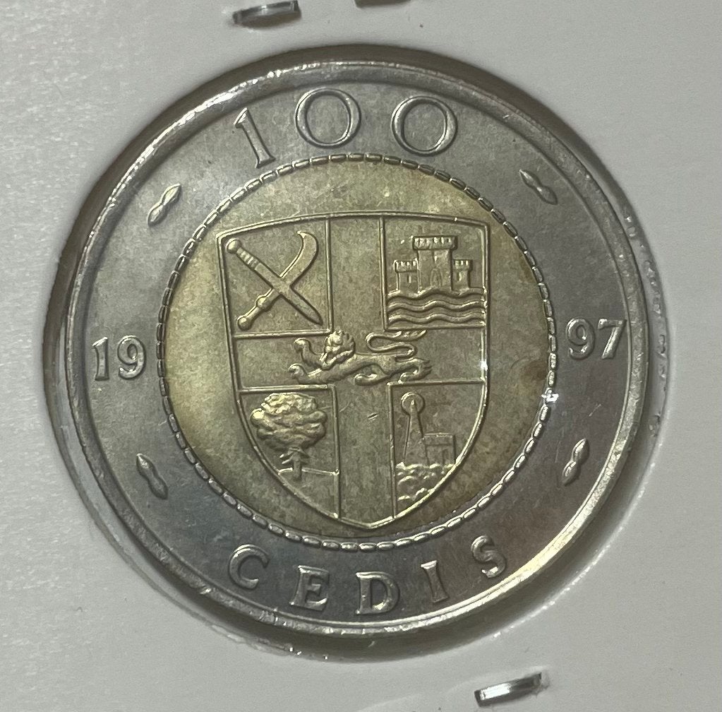 100 cedis Ghana 1997, Ophalen of Verzenden
