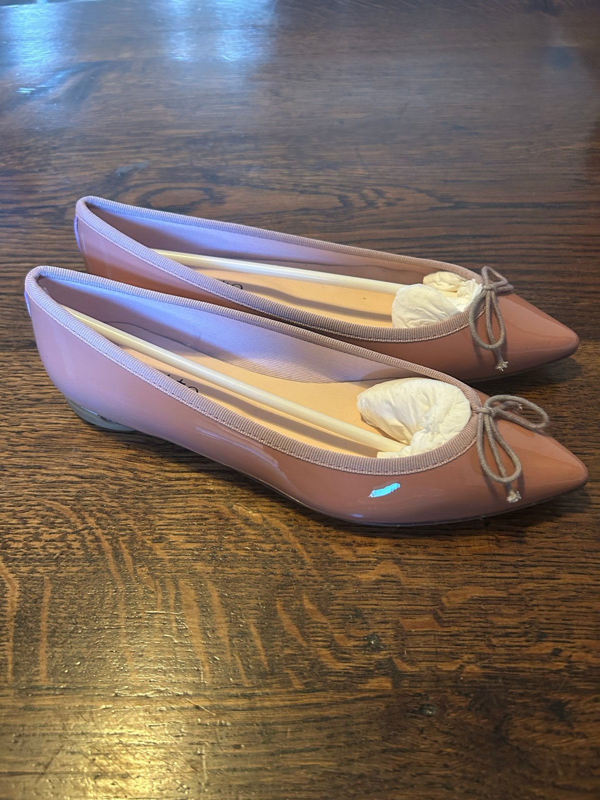 Repetto Ballerina's Roze Lakleer - Maat 36, Ophalen of Verzenden, Zo goed als nieuw, Roze, Ballerina's