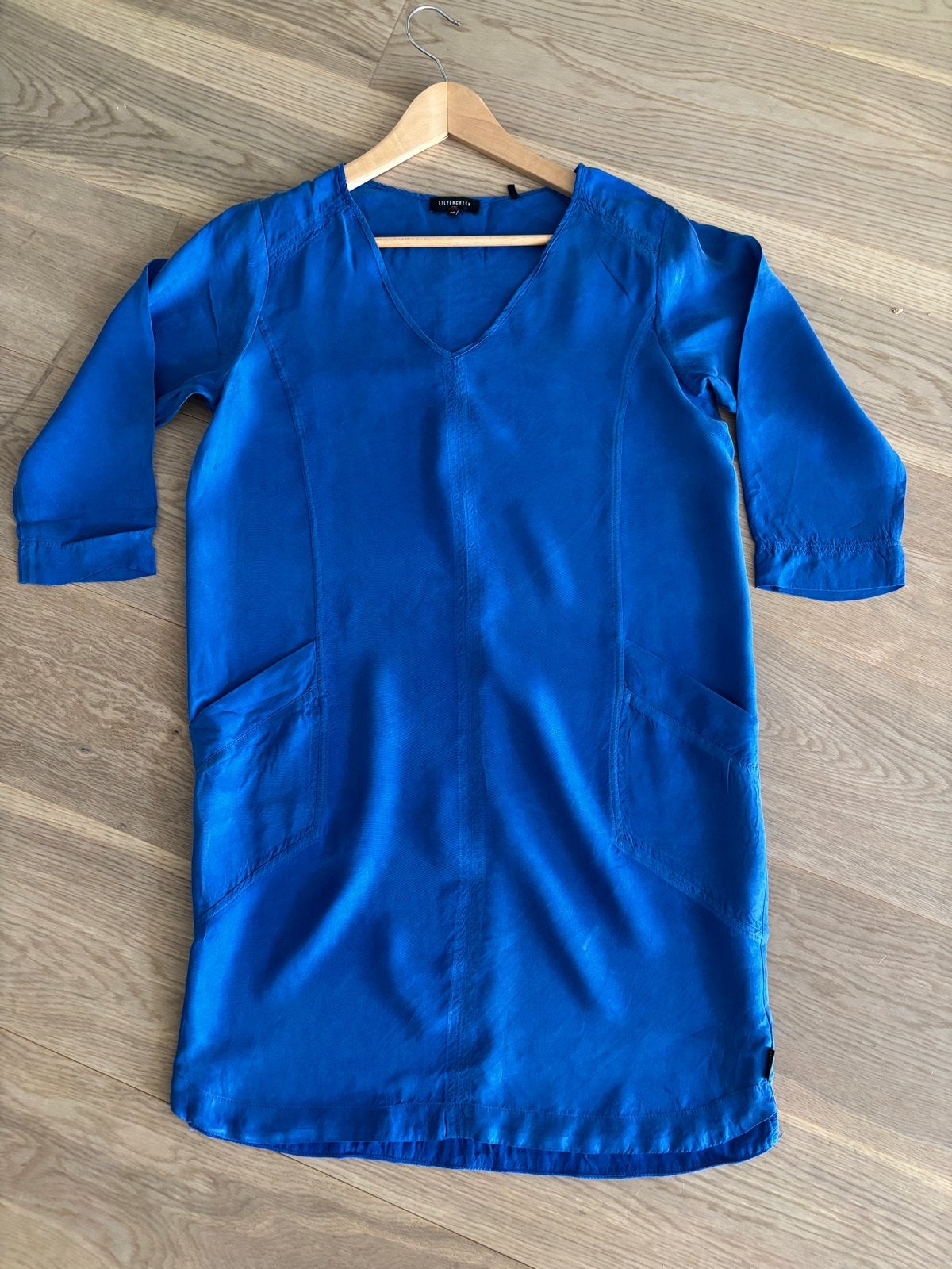 Silvercreek Kobaltblauwe Tuniekjurk - Maat 36 (S), Blauw, Ophalen of Verzenden, Maat 36 (S), Gedragen