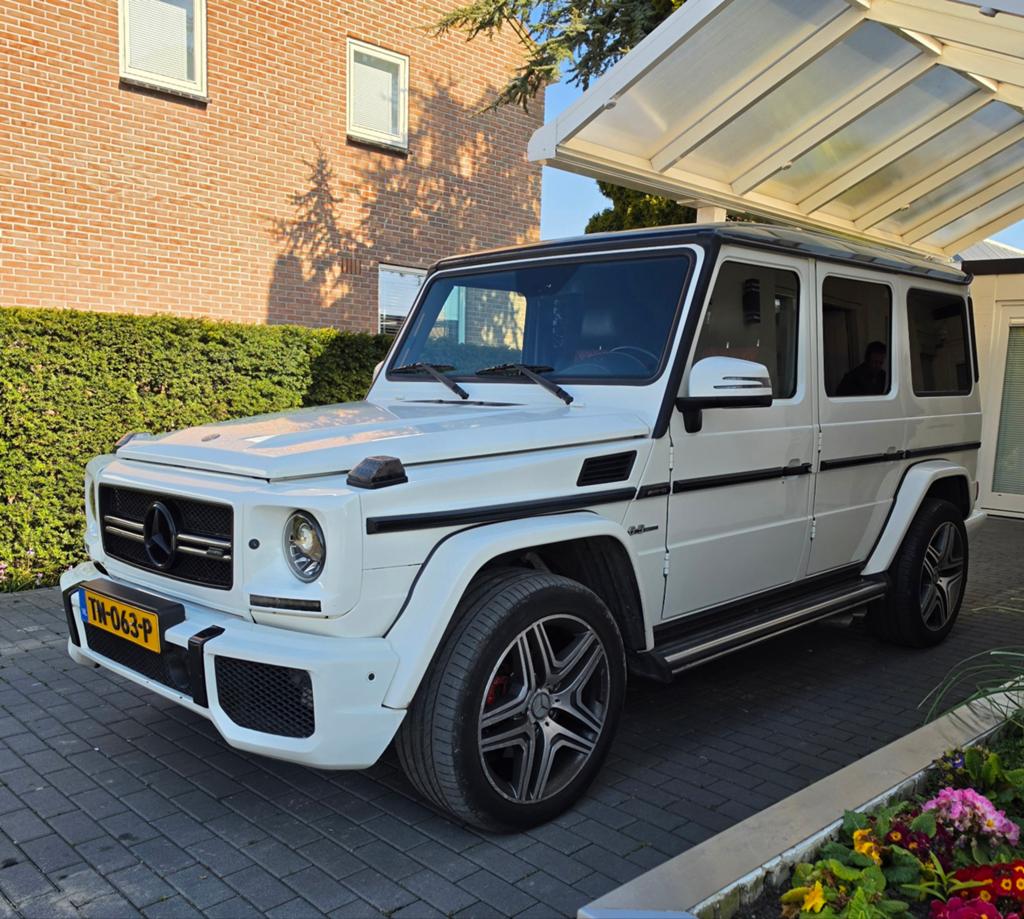Mercedes-Benz G Klasse 2008 Wit G55 AMG Compressor, Automaat, Automatische klimaatregeling, 501 pk, G-Klasse