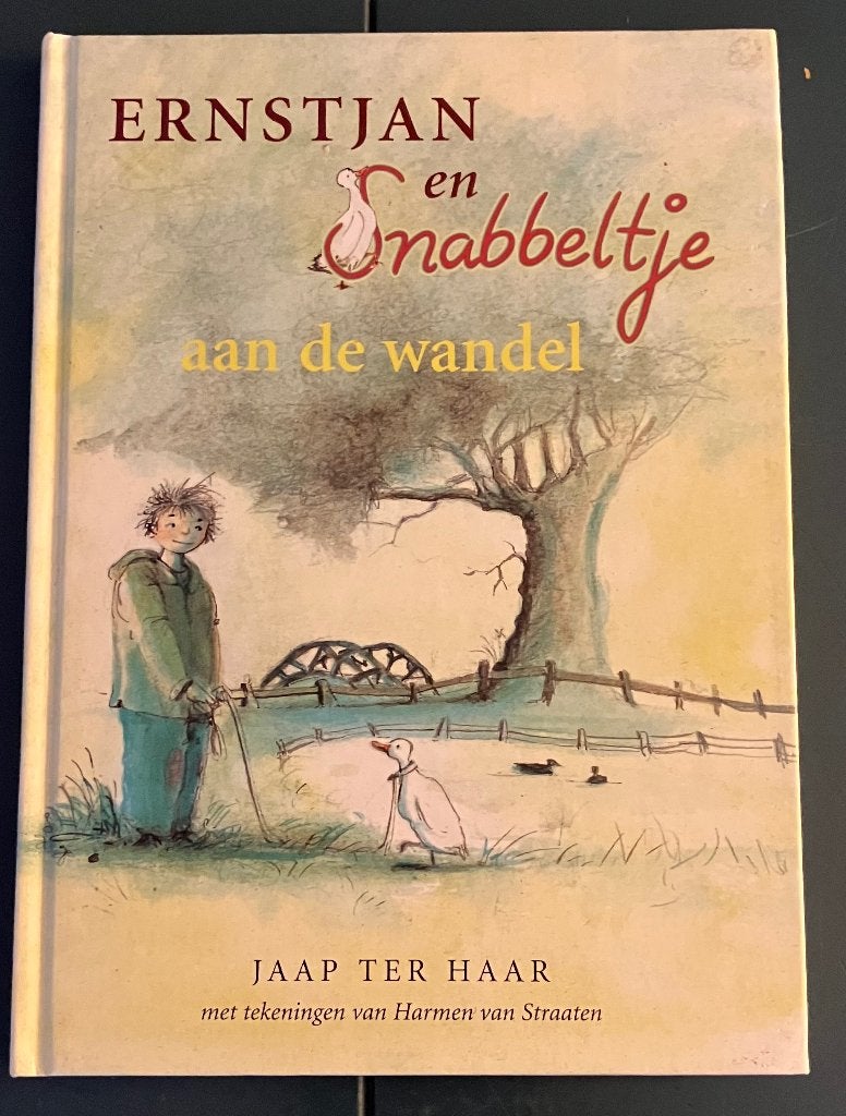 Hardcover Boek; Ernstjan en Snabbeltje aan de wandel, Boeken, Kinderboeken | Jeugd | onder 10 jaar, Fictie algemeen, Ophalen of Verzenden