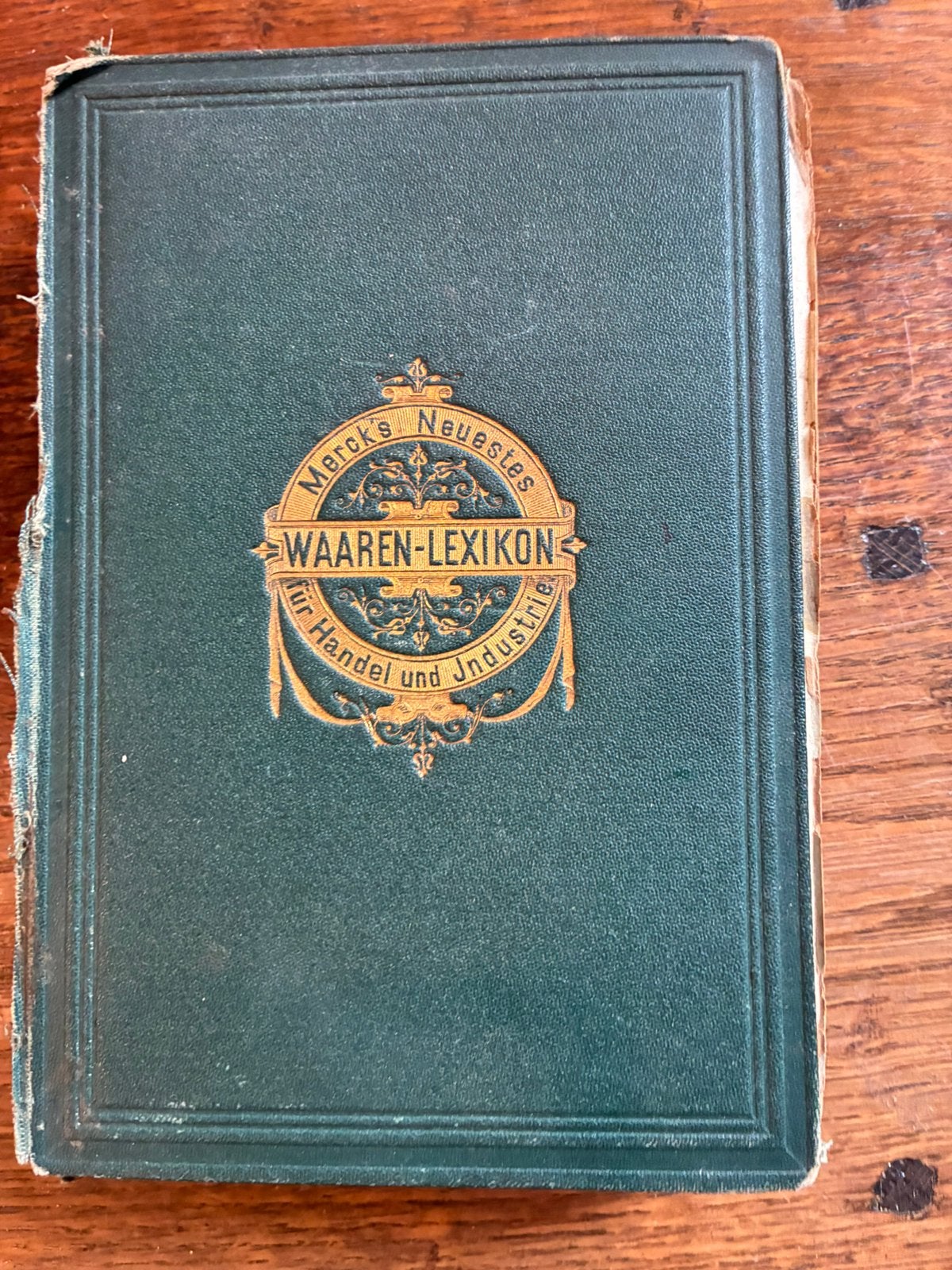 Merck's Neuestes Waaren-Lexikon - 1871, Ophalen of Verzenden, Gelezen, Overige onderwerpen, Los deel