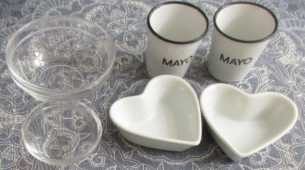 mayonaise of saus schaaltjes -div maten - oa Duralex, Ophalen of Verzenden, Overige stijlen, Glas, Schaal of Schalen