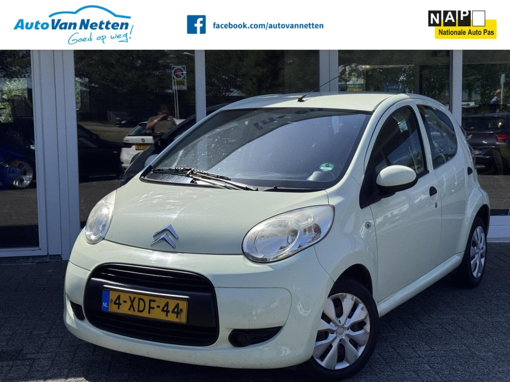 Citroen C1 1.0-12V Ambiance, 5 deurs, Stuurbekrachtiging, Ra, Voorwielaandrijving, Stof, Gebruikt, Zwart