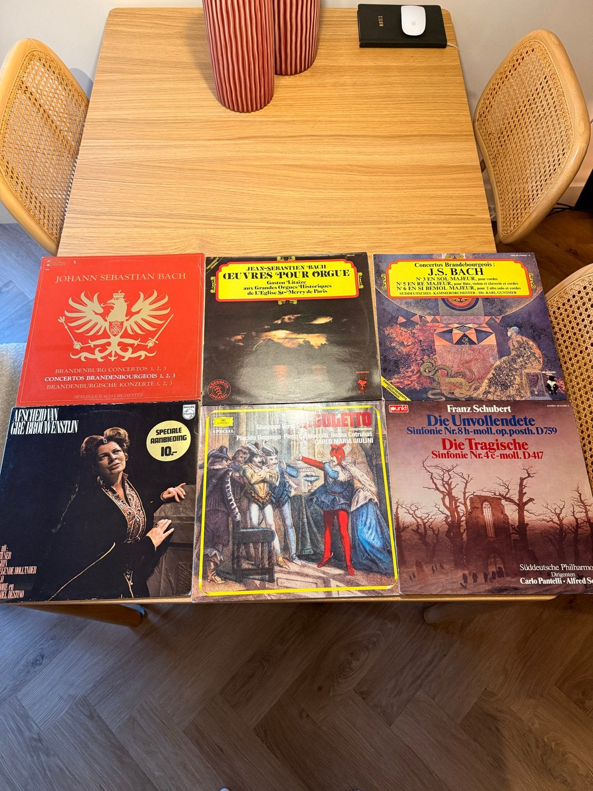 Klassieke muziek LP's - Bach, Beethoven, Vivaldi, Dvorak, Cd's en Dvd's, Vinyl | Klassiek, Gebruikt, Overige componisten, Ophalen of Verzenden