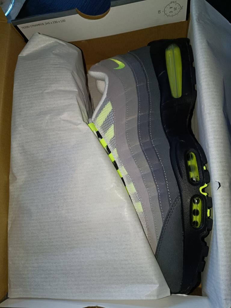 Nike Air Max 95 OG Neon Nieuw & Orgineel Maat 46, Kleding | Heren, Schoenen, Ophalen of Verzenden