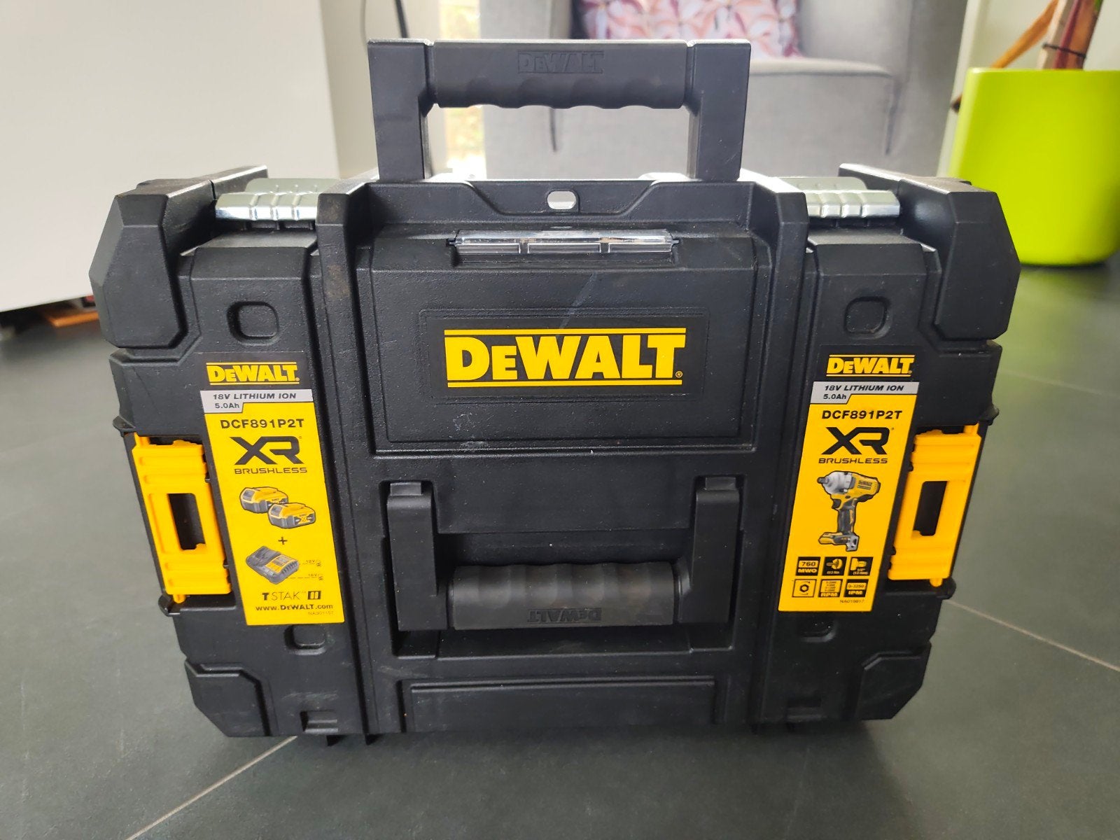 Dewalt TSTAK Gereedschapskoffer met Inlay, Ophalen of Verzenden, Zo goed als nieuw