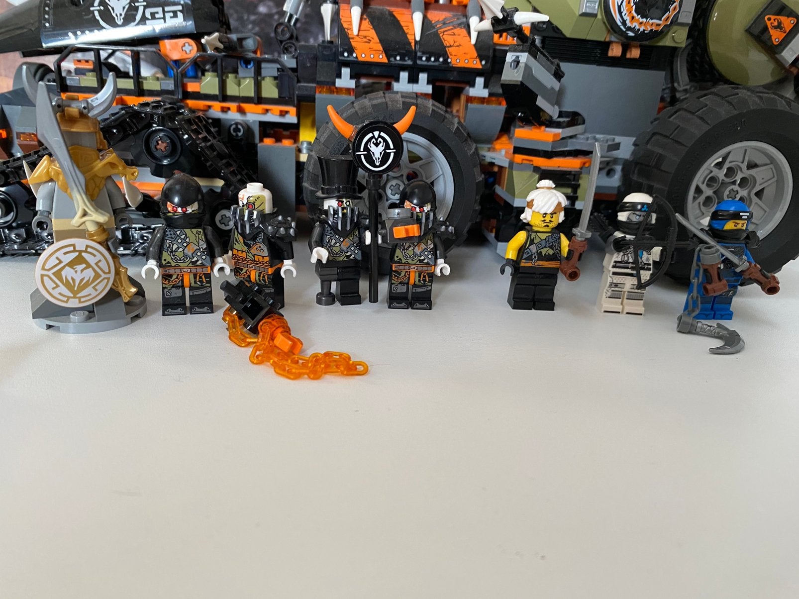 LEGO Ninjago 70654 Dieselnaut - Complete set met doos, Lego, Ophalen of Verzenden, Zo goed als nieuw, Compleet