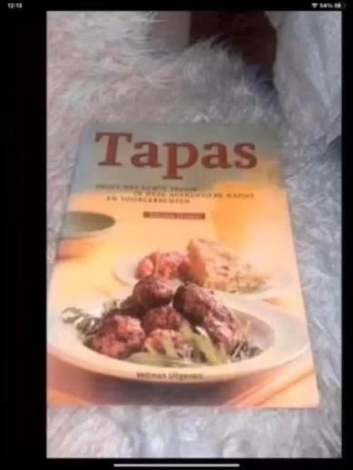 Tapas, Verzenden, Zo goed als nieuw