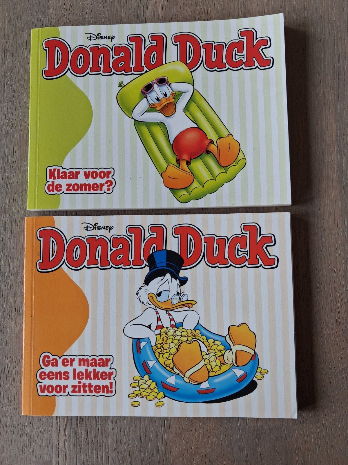 Donald Duck stripboeken - Zomer en Rijkdom, Meerdere stripboeken, Ophalen of Verzenden, Zo goed als nieuw, Walt Disney