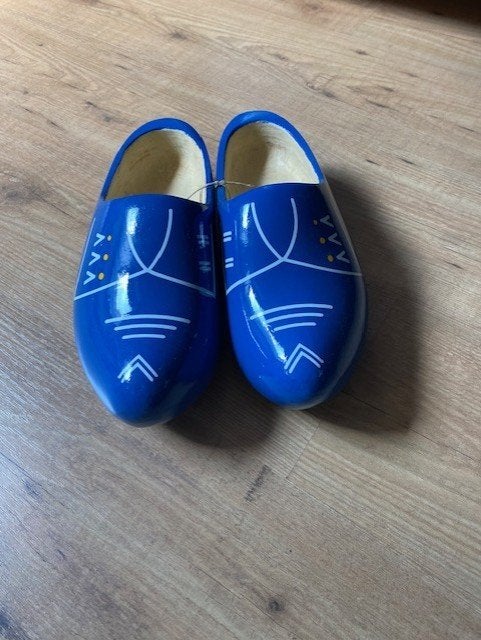 Houten klompen maat 41 kleur blauw, Ophalen of Verzenden, Nieuw, Heren