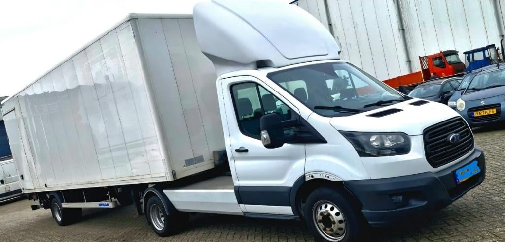 Be oplegger & (Ford Transit 2017), 1995 cc, Euro 6, Wit, Origineel Nederlands