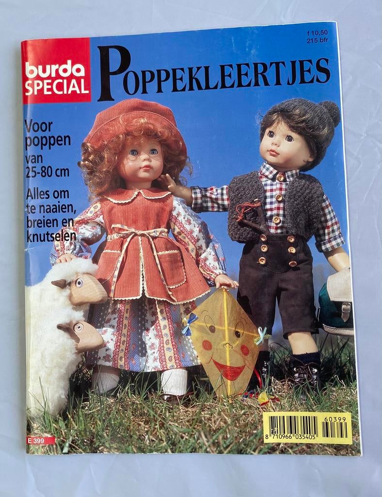 Burda special poppenkleertjes E 399, Hobby en Vrije tijd, Kledingpatronen, Ophalen of Verzenden, Zo goed als nieuw, Vrouw, Burda