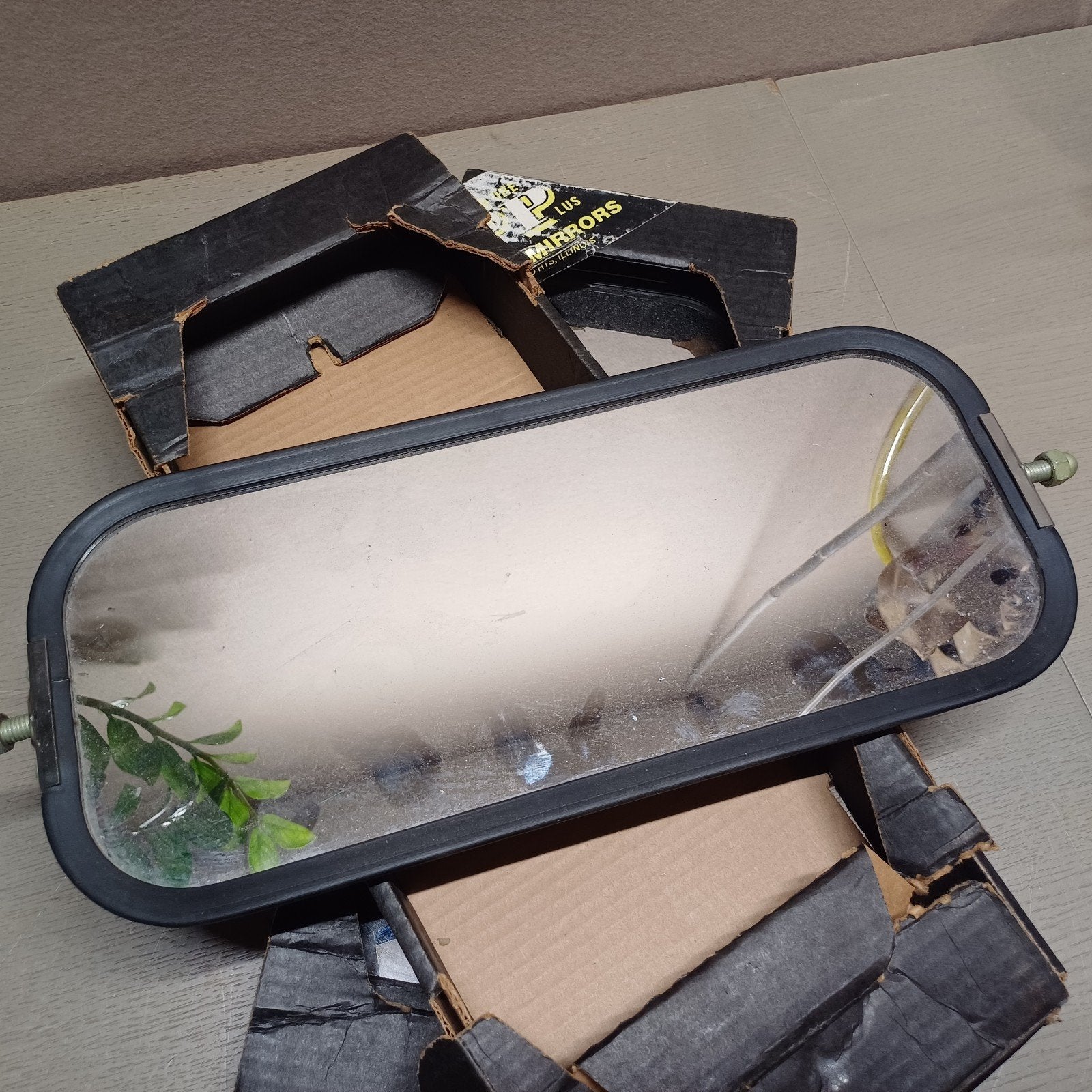 VINTAGE USA "WEST COAST" STYLE CHROME TRUCKS / BUSES MIRROR, Ophalen of Verzenden, Rechthoekig, Minder dan 50 cm, Minder dan 100 cm