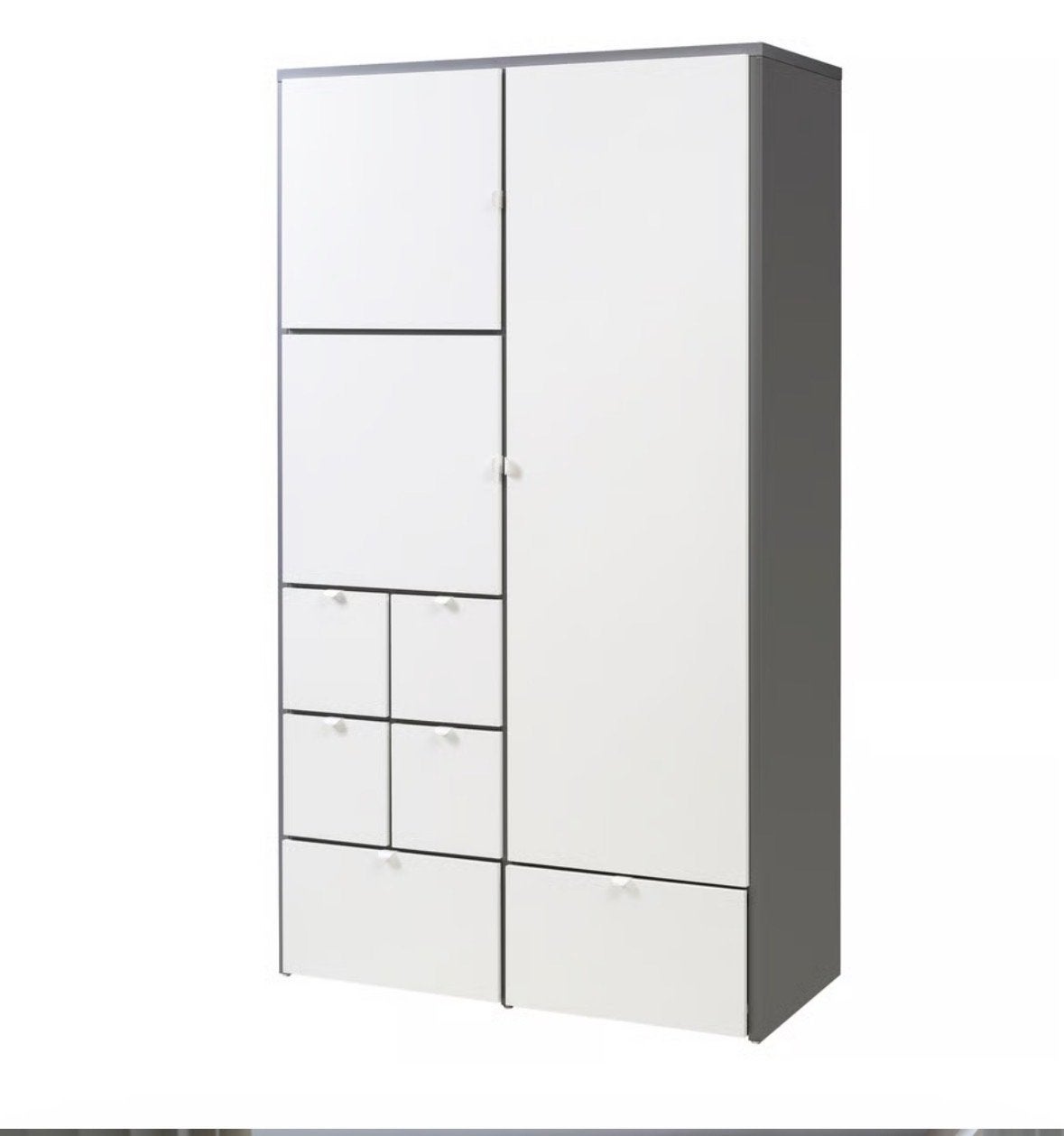 Ikea Vistus kledingkast - Zo goed als nieuw, Huis en Inrichting, Kasten | Kledingkasten, Ophalen, Overige materialen, 100 tot 150 cm