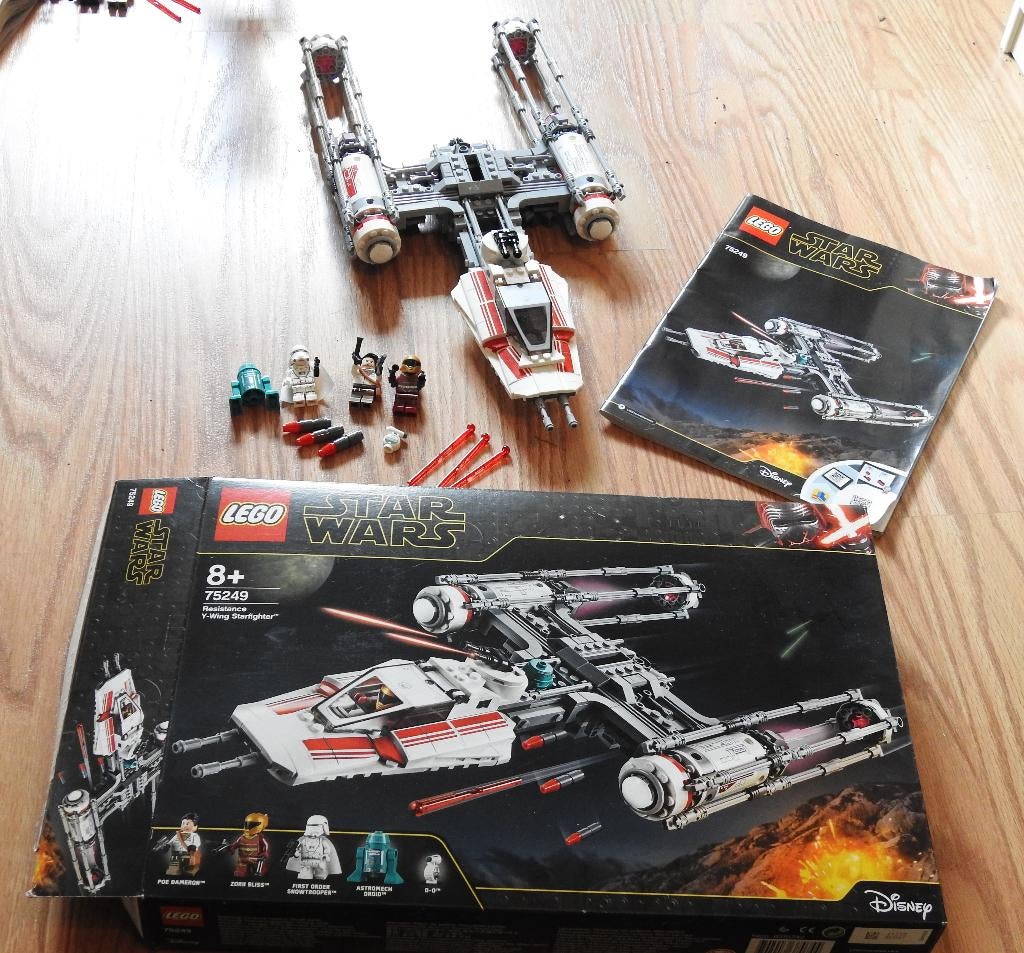 LEGO Star Wars Resistance Y-Wing Starfighter - 75249 ZGAN, Ophalen of Verzenden, Zo goed als nieuw, Overige typen