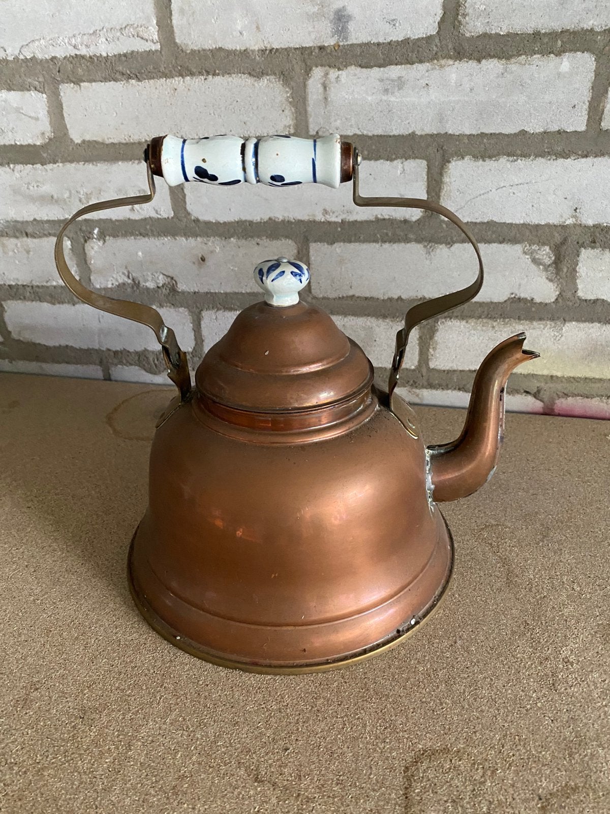 Koperen fluitketel, Antiek en Kunst, Ophalen of Verzenden, Koper