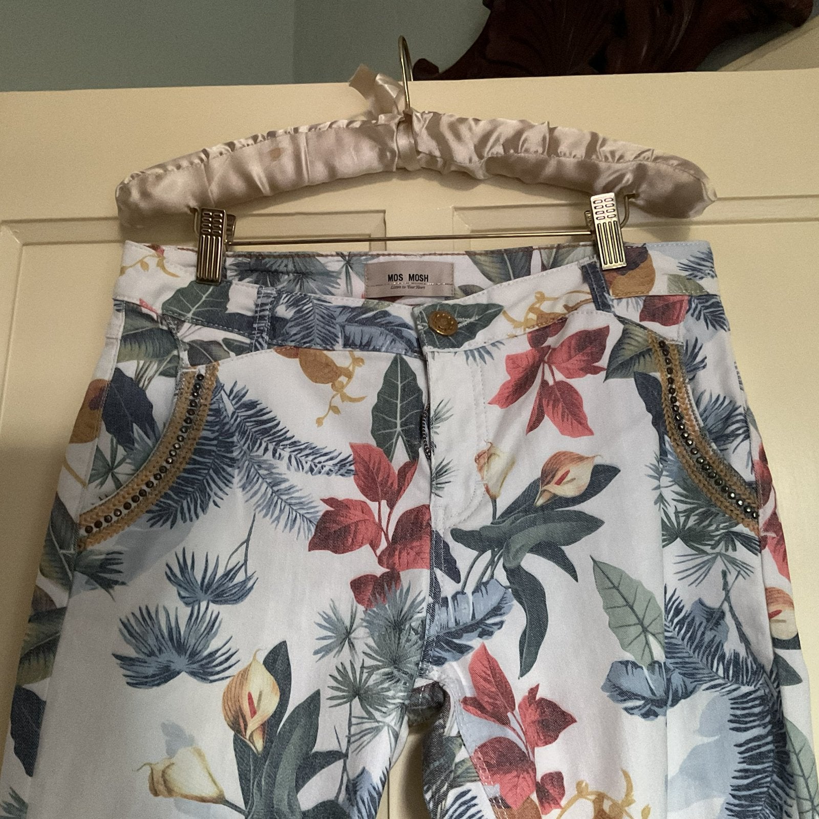 FIJNE NIET VAAK GEDRAGEN MOS MOSH PANTALON MT 28, Meerkleurig, Ophalen of Verzenden, Maat 36 (S), Lang