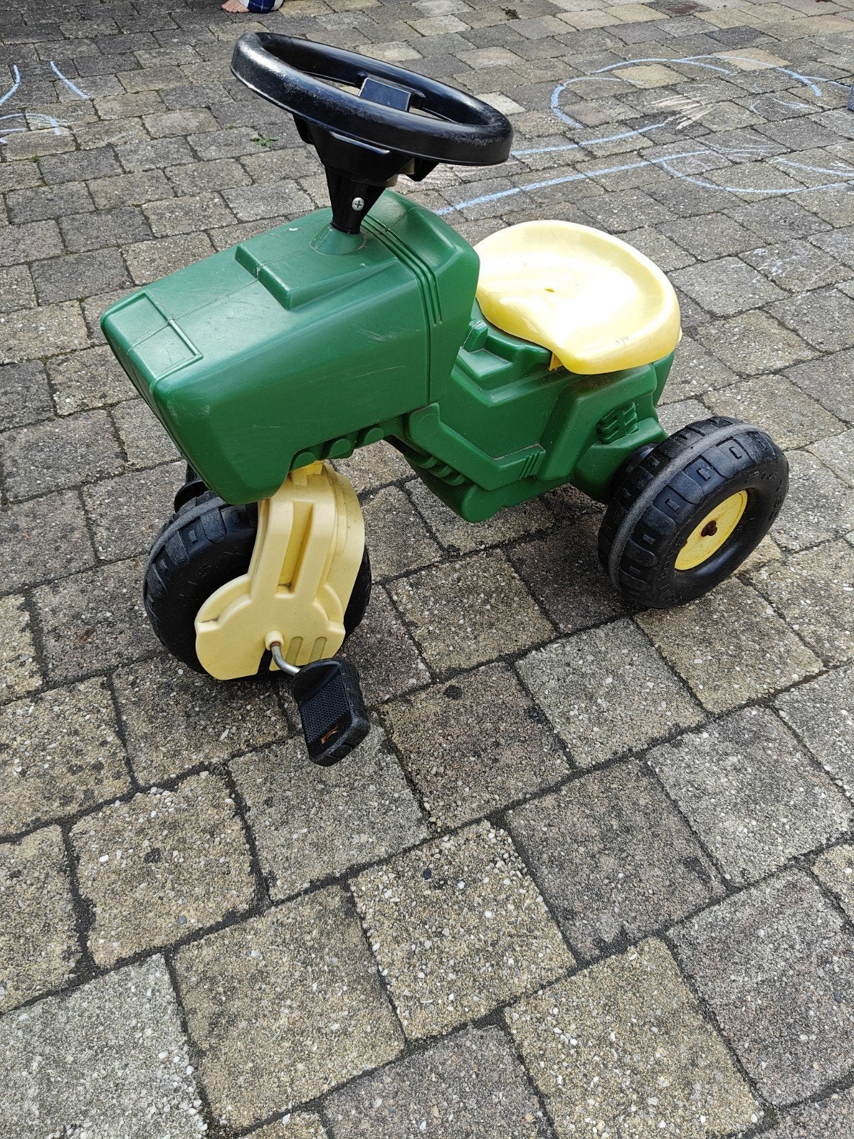 Groene traptractor voor kinderen, Ophalen, Gebruikt, Trapvoertuig