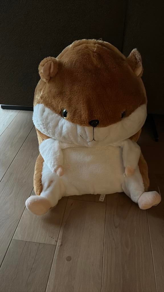 Grote hamster knuffel 70 cm, Ophalen of Verzenden, Gebruikt