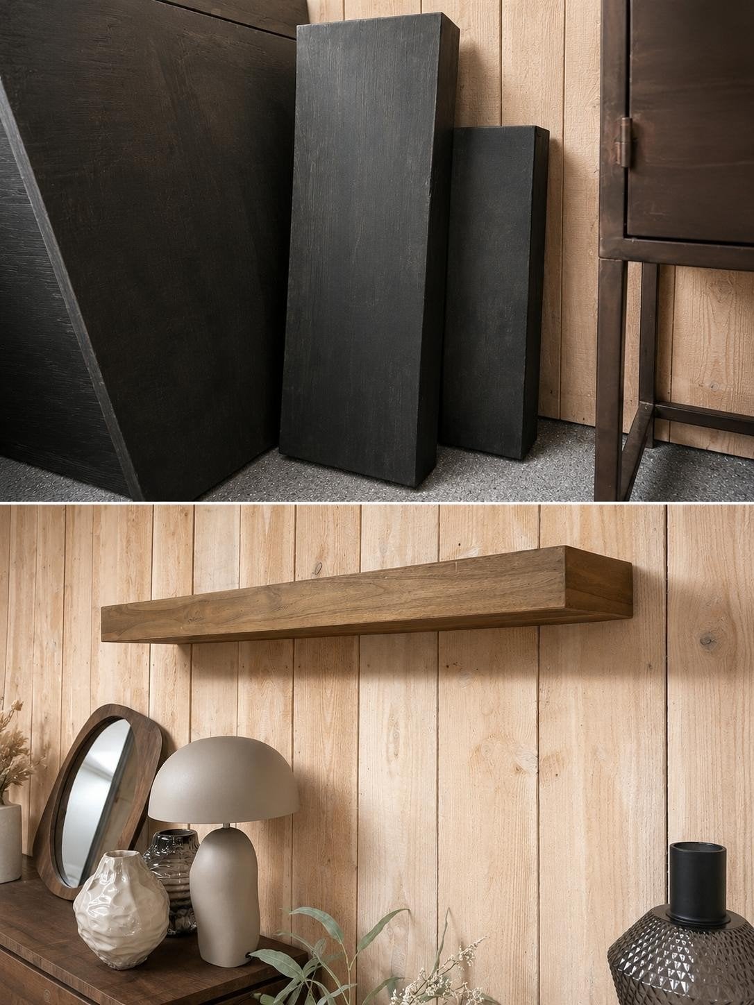 Houten wandplanken Teak, Ophalen of Verzenden, Nieuw