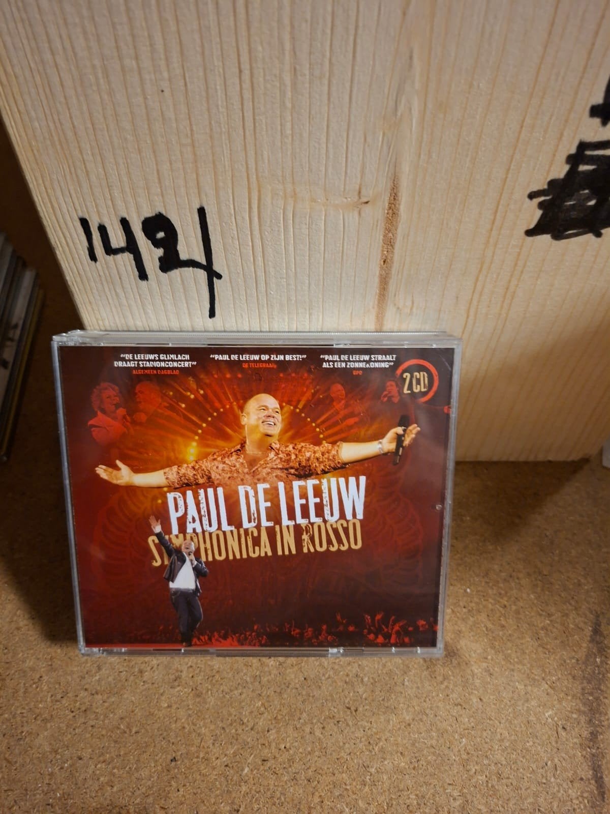 Paul de Leeuw - Symphonica in Rosso (2CD), Cd's en Dvd's, Gebruikt, Cabaret of Kleinkunst, Ophalen of Verzenden, Live-album