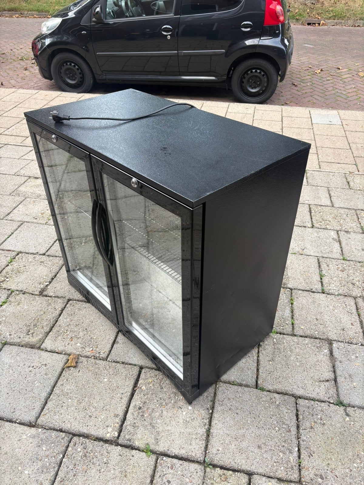 2 deur bar koelkast, Ophalen