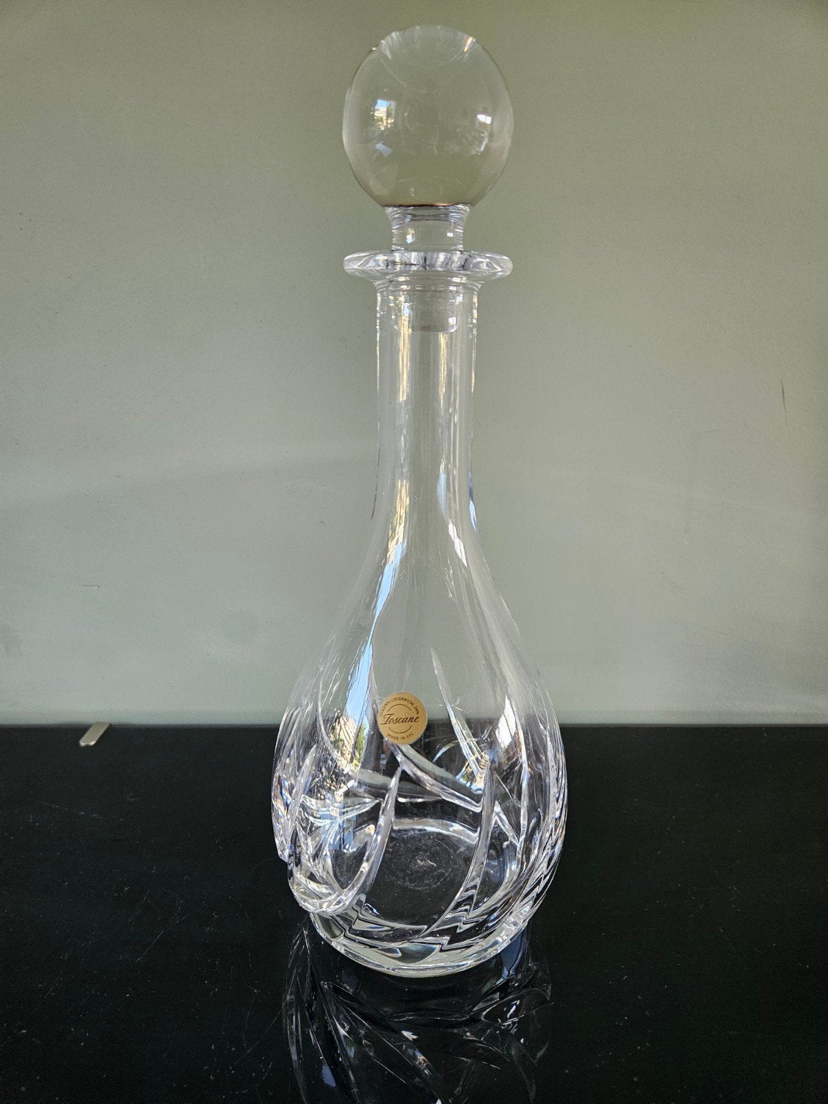 Toscane, Wedgwood kristallen karaf, Verzamelen, Glas en Borrelglaasjes, Ophalen of Verzenden, Zo goed als nieuw, Overige typen