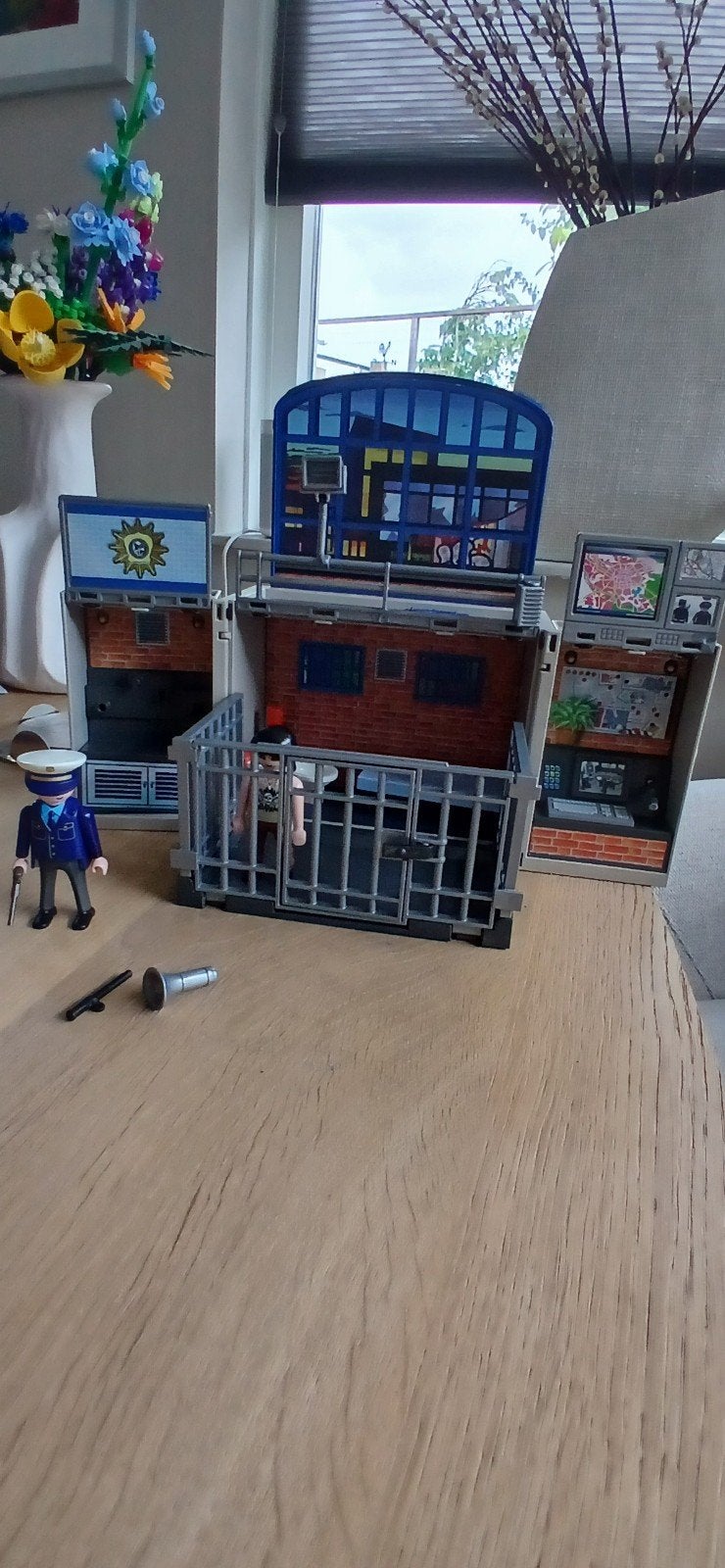 Playmobil politiestation city action 5421, Ophalen of Verzenden, Zo goed als nieuw