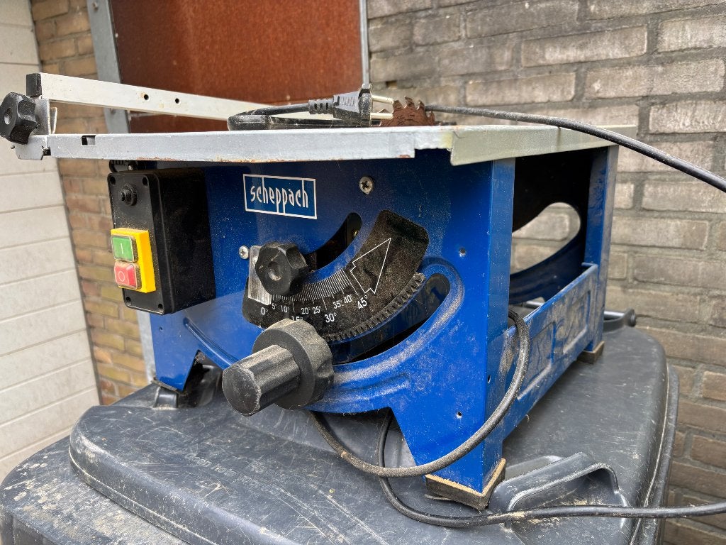 Schleppach zaagtafel HS80 1200watt, Ophalen, Gebruikt, Cirkelzaag, Scheppach