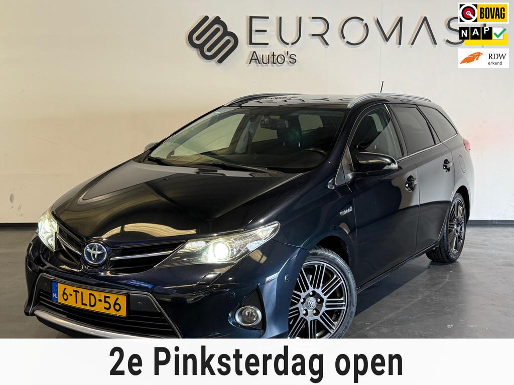 Toyota Auris Touring Sports 1.8 Hybrid Lease+ Panoramadak Na, Euro 5, Stof, Gebruikt, Origineel Nederlands