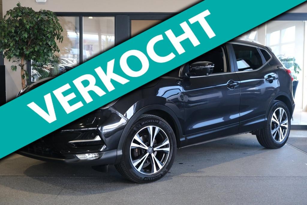 Nissan Qashqai 1.2 Tekna AUT 360 Camera Trekhaak Pano Led, Auto's, Nissan, Stof, Gebruikt, 4 cilinders, 116 pk