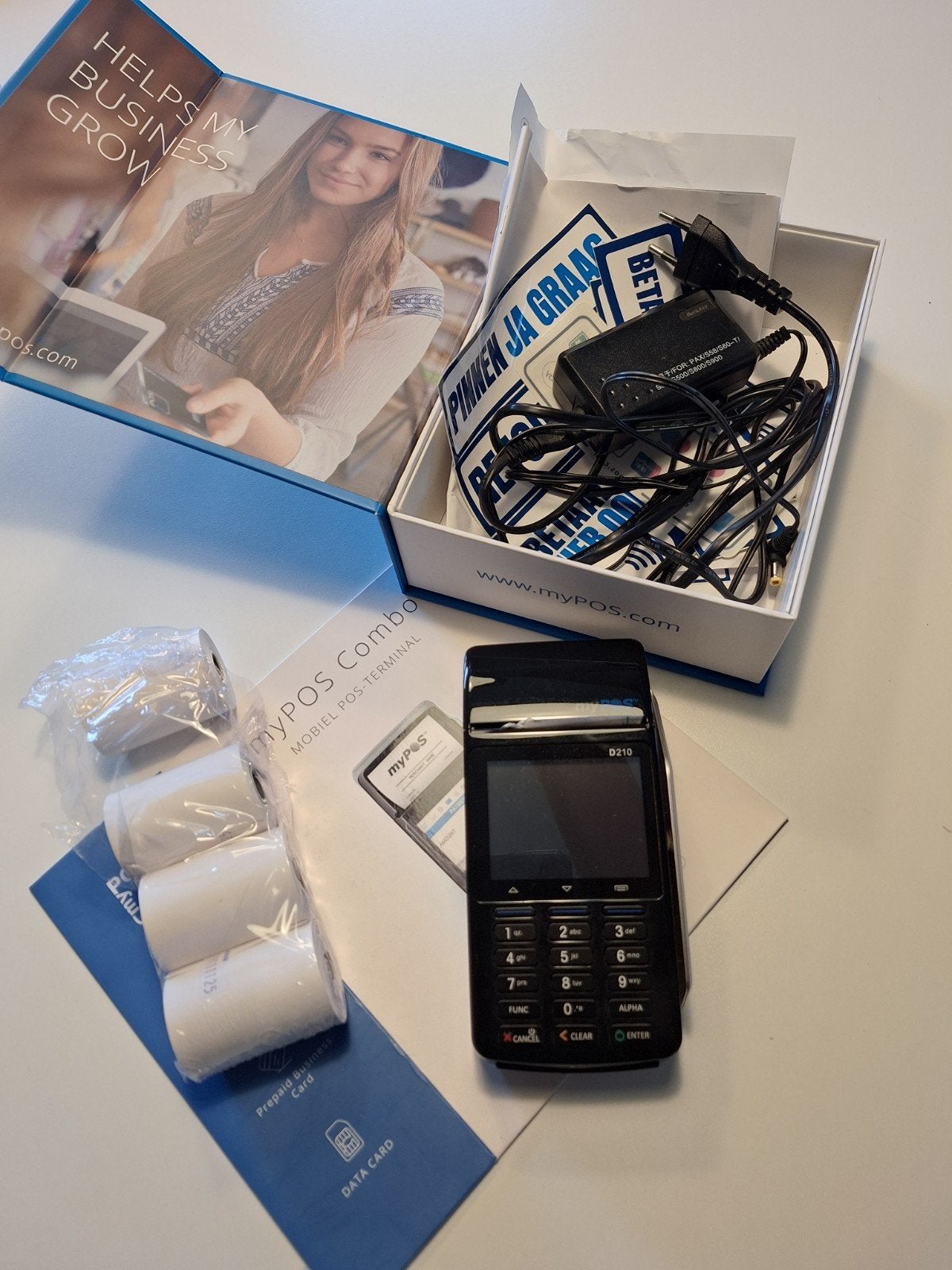 Gratis MyPos Combo pinapparaat, Ophalen of Verzenden