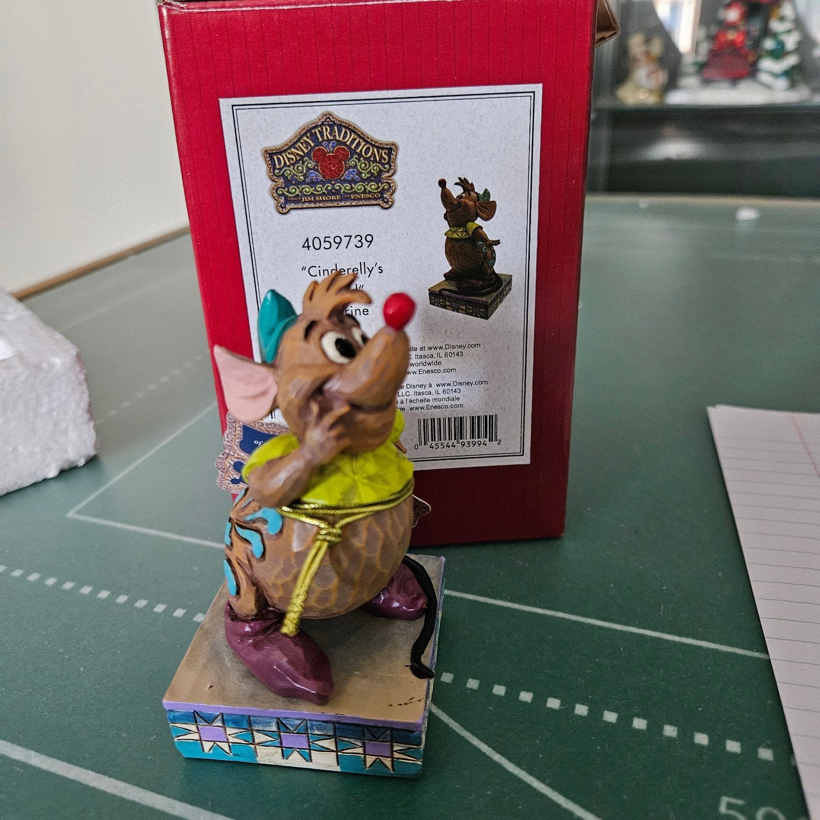 Disney Traditions Gus (Assepoester) met originele doos, Ophalen of Verzenden, Assepoester of Belle, Zo goed als nieuw, Beeldje of Figuurtje