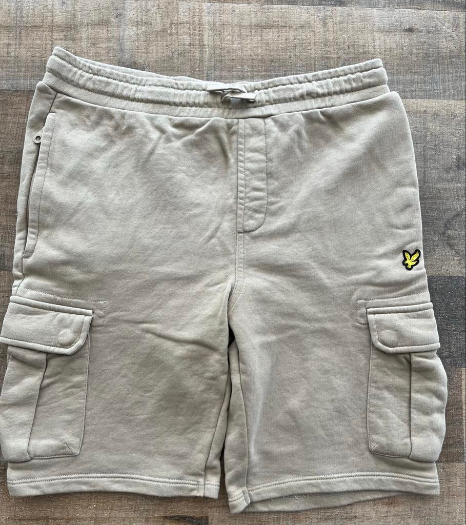 Lyle & Scott Beige Cargo Shorts - Zo goed als nieuw, Ophalen of Verzenden, Zo goed als nieuw, Jongen, Broek