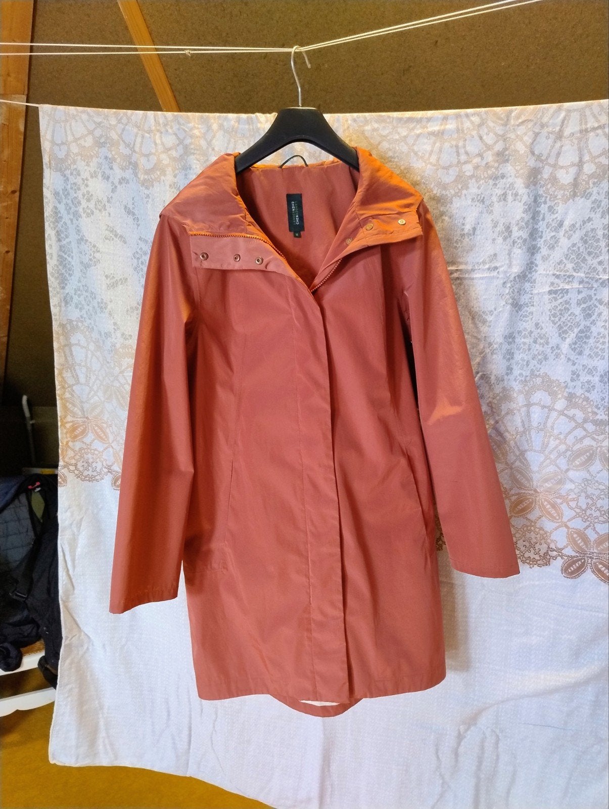Regenjas / merk Langerchen, Ophalen of Verzenden, Zo goed als nieuw, Maat 38/40 (M)