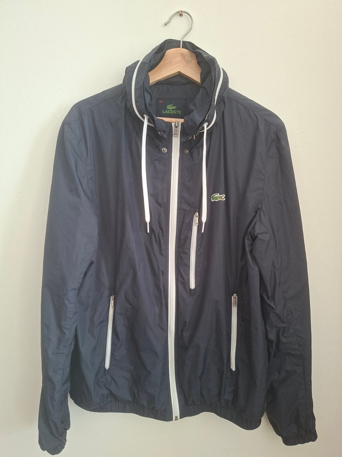 lacoste nylon jas met capuchon maat 50, Ophalen of Verzenden, Zo goed als nieuw