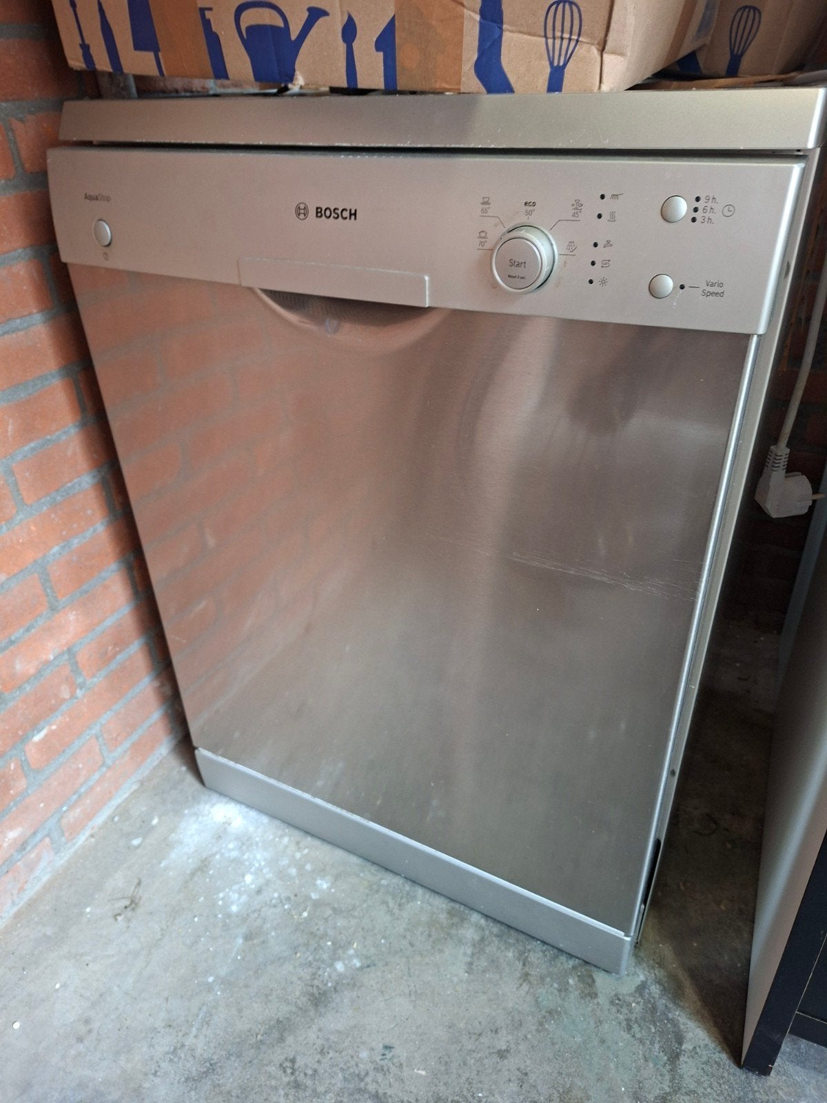 Bosch Vrijstaande Vaatwasser - Zilver, Ophalen, Gebruikt, 60 cm of meer, 85 tot 90 cm